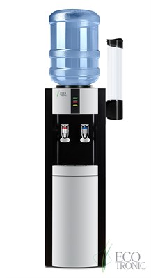 Напольный кулер для воды Ecotronic H1-LE Black с двойным блоком эл. охлаждения